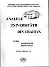 Analele Universitatii din Craiova Seria Psihologie - Pedagogie, nr. 9 - 10