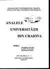 Analele Universitatii din Craiova Seria Psihologie - Pedagogie, nr. 5 - 6